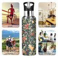 thumbnail image 7 of Yayeee 33oz Double Wall Stainless Steel Water Bottle with Flip Straw, Christmas Bows, 7 of 7