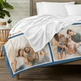 thumbnail image 3 of Custom Blanket with Picture - Personalized Blanket Customized Blanket with Photo for Adult Kids Friends Mother Father - Personalized Gifts Flannel Throw Blanket, 3 of 7