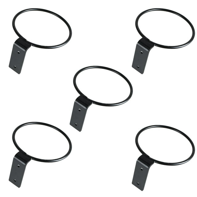 MasteelfCA 5pcs Flower Pot Rack Garden Pot Holder Wall-mounted Flowerpot Rack Basketball Showing Rack