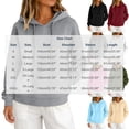 thumbnail image 4 of SYwaren Women's Pullover Hoodie Sweatshirt Casual Long Sleeve Winter Kangaroo Pocket Tops, 4 of 9