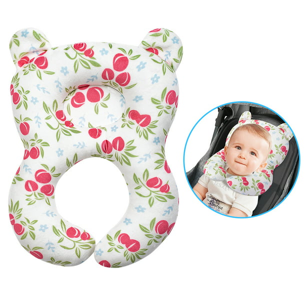 Baby Travel Neck Pillow Infant Head And Support For Car Seat Flower Com - Car Seat Neck Support Pillow For Baby