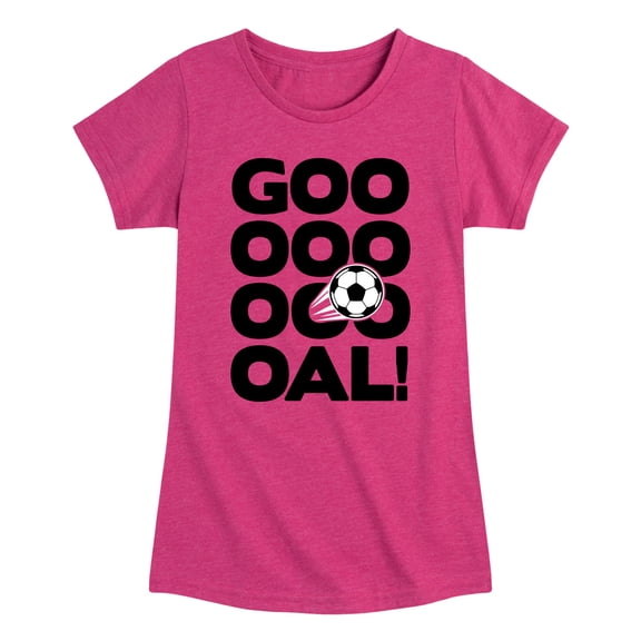 Instant Message - Soccer Goal! Fitted Short Sleeve Graphic T-Shirt