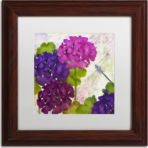 Trademark Fine Art "Gaia II" Canvas Art by Color Bakery, White Matte, Wood Frame