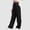 Black, variant on Women's Lined Sweatpants, Wide Straight Leg Pants Bottom Joggers Pants, Workout High Waisted Yoga Pants with Pockets