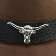 thumbnail image 5 of Classic Western Cowboy Hat Cowgirl Hat Unisex Men's & Women's Wide Brim Fedora Hat Classic Vintage Bowler Hat for Adults, 5 of 7