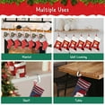 thumbnail image 5 of 6PCS Christmas Stocking Holders for Set of 6 Mantel Decor Hooks Sock Hook Silver, 5 of 7