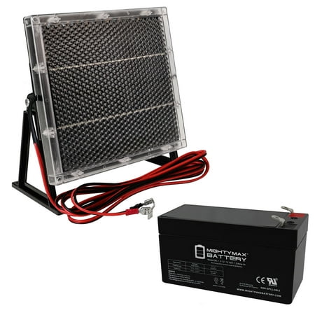 

12 V 1.3 AH Replaces Casil CA1212 + 12V Solar Panel Charger
