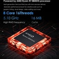 thumbnail image 3 of BRE NUC N7P Mini PC de Jeu AMD Ryzen 7 8845HS, 32 Go DDR5, 1 To SSD, Win11 Pro, 3 of 9