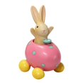 thumbnail image 1 of resina conejo sentado cáscara de huevo decoraciones primavera Pascua figuritas accesorios de mesa para fiesta hogar vacaciones jardín ornamento esquí esquí Gafas de esquí, 1 of 5