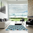 thumbnail image 7 of Ahgly Company Machine Washable Indoor Square Transitional Ash Gray Area Rugs, 6' Square, 7 of 7
