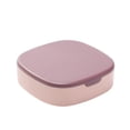 thumbnail image 3 of Caja organizadora de joyas con espejo, ligera, con múltiples compartimentos, ideal para regalar. Rosado morado, 3 of 9