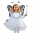 thumbnail image 5 of Toddler Girls Sleeveless Floral Dress with Carnival Outfit for Stage Show Kindergarten Play Kids Dresses for Girls 8-9 Years, 5 of 5