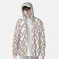 thumbnail image 2 of Vsdgher Sweat à Capuche Rétro Imprimé Lapin pour Hommes et Femmes, Protection Solaire à Manches Longues pour la Pêche et la Course - TTG, 2 of 7