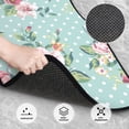 thumbnail image 3 of Fotbe Vintage Floral Juego de 4 Tapetes para Auto con Estampado – Alfombrillas de Goma Reforzada, Diseño Antideslizante, Protección para Todo el Año – Vehículos, Autos, Camionetas y SUVs, 3 of 7