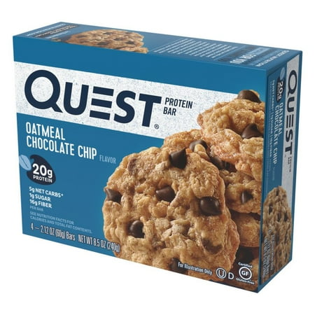 oatmeal chip chocolate quest 4pk protein