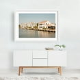 thumbnail image 2 of Mystic River - Stonington Connecticut Photography Beach House Coastal Seaside Architecture Water Boat Harbor White Framed Wall Art Print 12 x 18 inches, 2 of 3