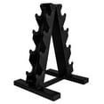 thumbnail image 3 of CAP Barbell A-Frame style Dumbbell Stand-BLACK (Holds 4 pairs), 3 of 4