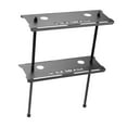 thumbnail image 3 of Outdoor Grill Stand Table Storage Organizer Aluminum Metal for Outside Double Double Layer, 3 of 7