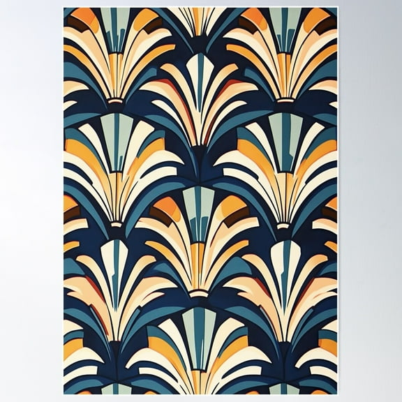 Art Deco - The Splendor Of Modernism Poster Wall Art, Modern Wall Decor For Living Room Bedroom, 8x12 UNFRAMED