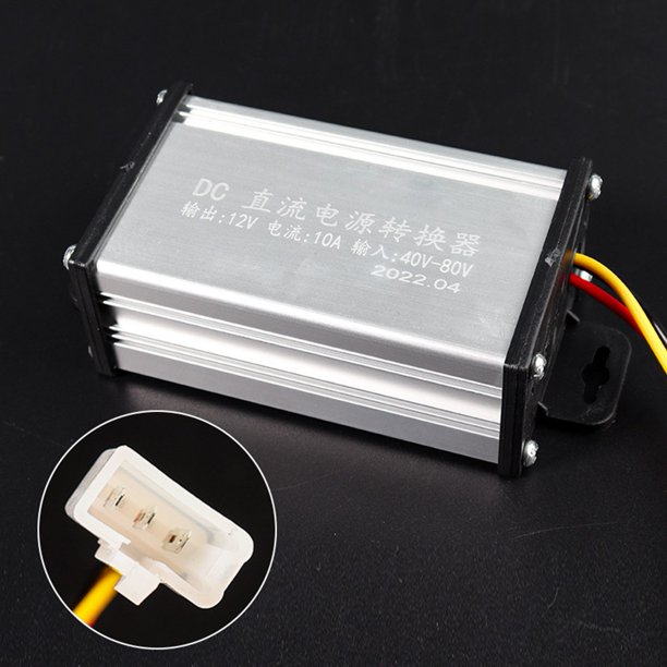 Electric Bicycle Voltage Converter Adapter Transformer Dc 4080v To 12v