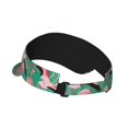 thumbnail image 2 of Fotbe Tropical Flamingo Visera Deportiva con Diseño, Gorra Abierta Ajustable de Algodón para Mujer y Hombre, 2 of 7