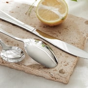 20 Pcs Silverware Set, Modern Flatware Set Service for 4, Mirror Polished, Dishwasher Safe