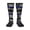 3 Black, variant on Women's Knee High Socks Thin Blue Line Outdoor Casual Tube Socks