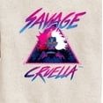 thumbnail image 3 of Disney Villains - Cruella Savage Graphic Long Sleeve Fleece Sweatshirt, 3 of 5