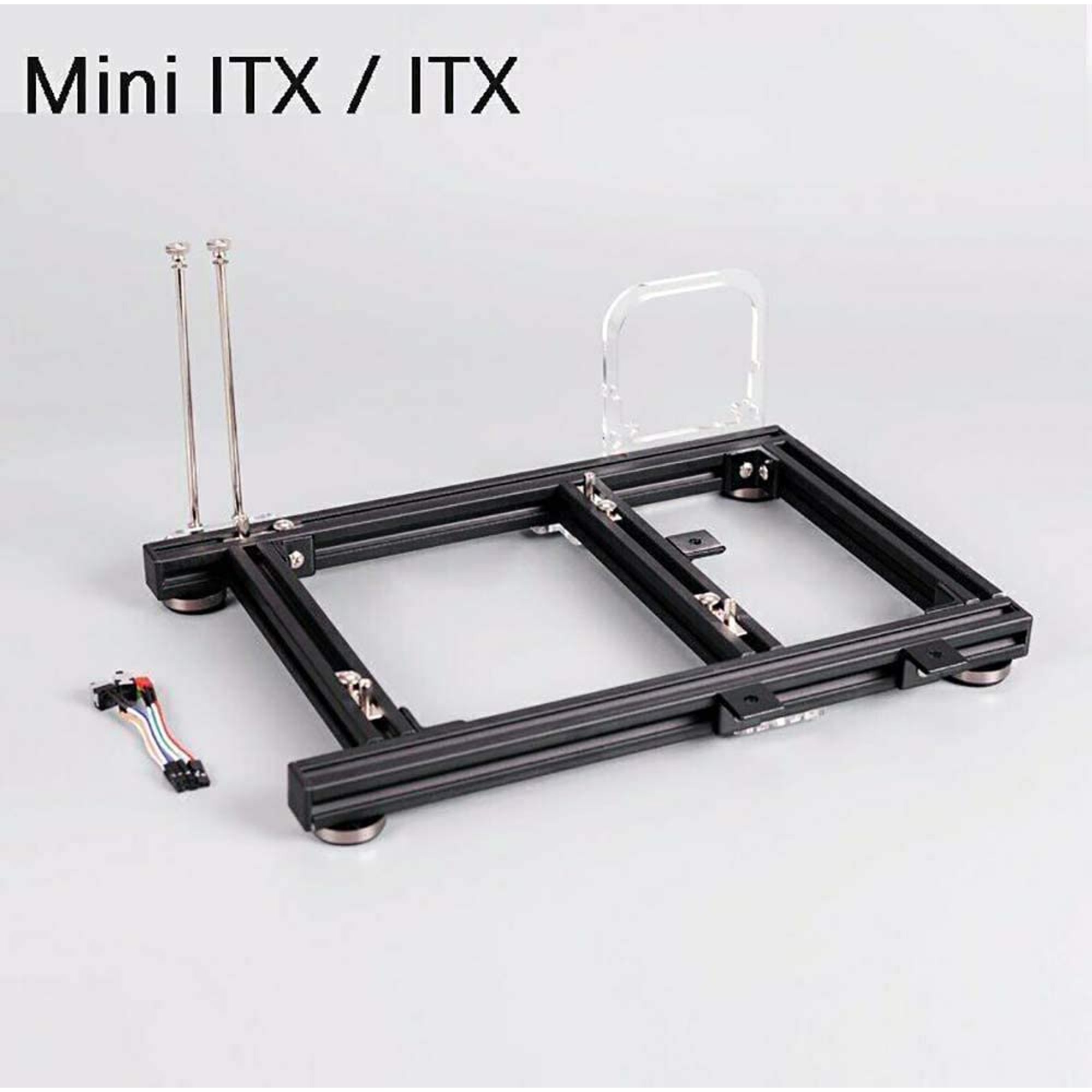 Mini Itx Pc Test Bench Open Air Frame Overclock Case Computer Mount Aluminum Chassis For Htpc Graphics Card Walmart Canada