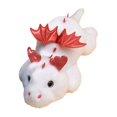 thumbnail image 3 of Peluche dinosaurio, juguete peluche, animal peluche, decoración del hogar, coleccionable, regalo cumpleaños dibujos animados, muñeco Blanco, 3 of 8
