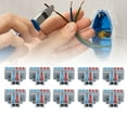 thumbnail image 3 of Fast Wire Connector, 10pcs Wire Quick Connector, Electric Wiring Connectors, 2 Inlet 6 Outlet Wear  450V 32A for Construction DIY, 3 of 8