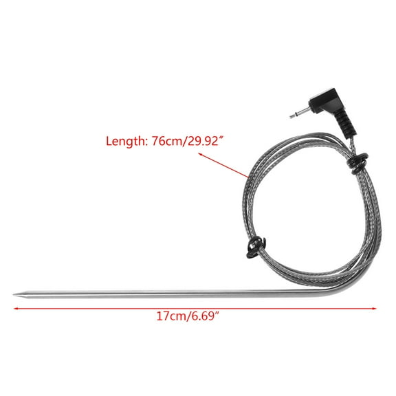 Laikoutd Waterproof Thermometers Probe Replacements for Wireless Remote Digital Cooking Foods Meats Thermometers