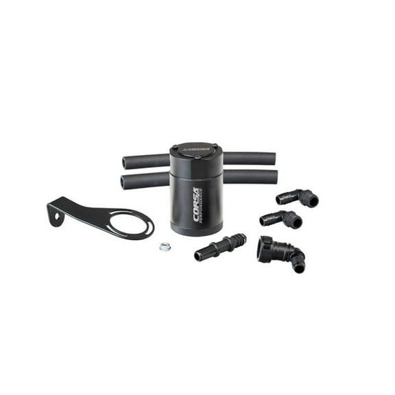 Corsa Performance Cc0018 Engine Oil Catch Can Fits 21 23 Bronco Fits select: 2021-2023 FORD BRONCO BASE/BIG BEND/BLACK DIAMOND/OUTER BANKS