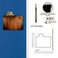 thumbnail image 2 of Off The Wall Plates - Peeking Cat Scotish Fold Holographic Decorative Acrylic Cover Triple Blank Wallplate, 2 of 5