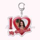 thumbnail image 1 of LLavero de la cantante Lana Del Rey I Love My Girlfriend para mujer, accesorios, llavero, anillo, joyería personalizada, regalos para fanáticos, 1 of 4