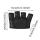thumbnail image 4 of Guantes de entrenamiento Guantes de gimnasio para levantamiento de pesas Entrenamiento con pesas rusas Silicona Cuatro dedos Fitness Ejercicio Hombres y mujeres Negro, 4 of 5