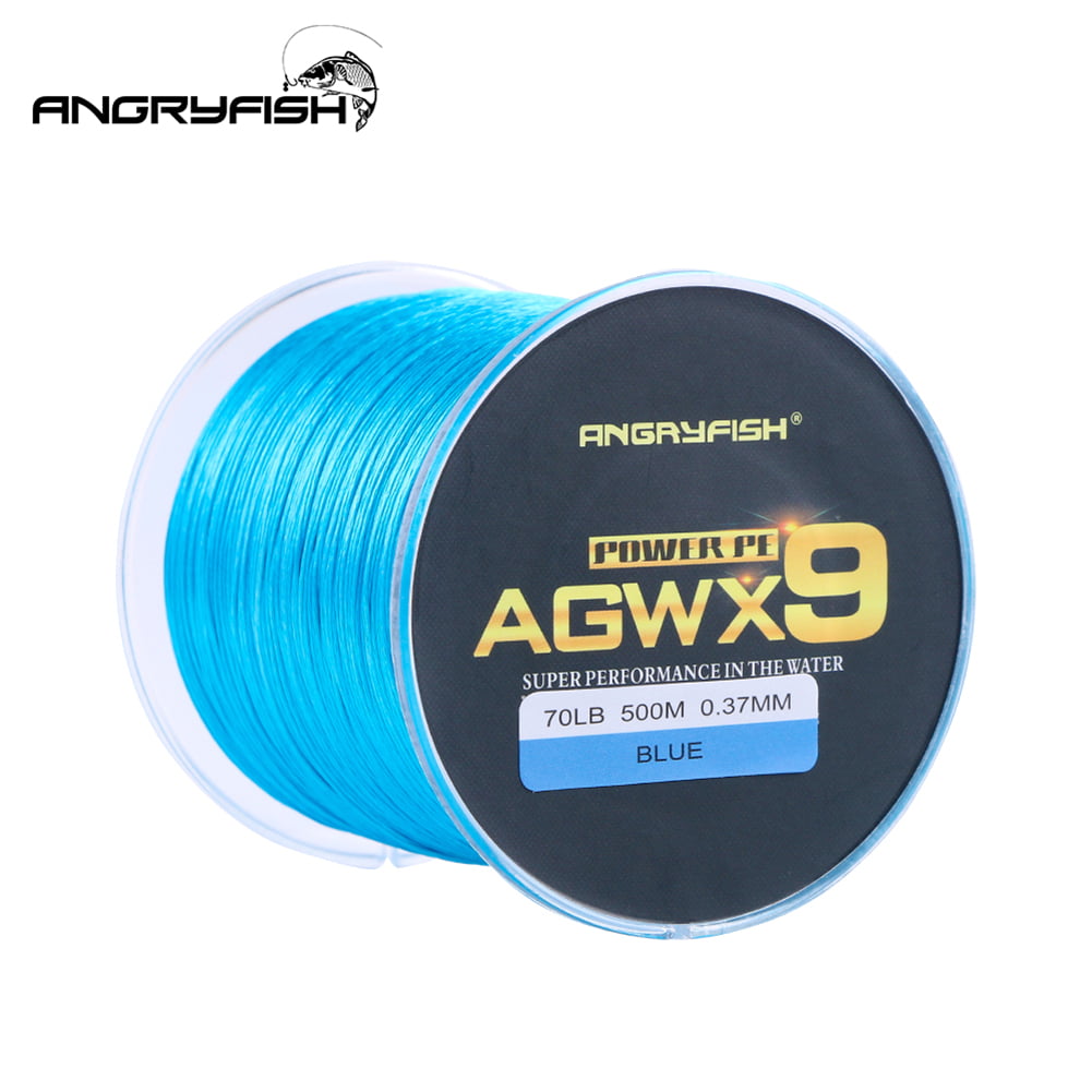 Diominate Multicolor X9 PE Line 9 Strands Weaves Braided 500m/547yds Super  Strong Fishing Line 15LB-100LB 