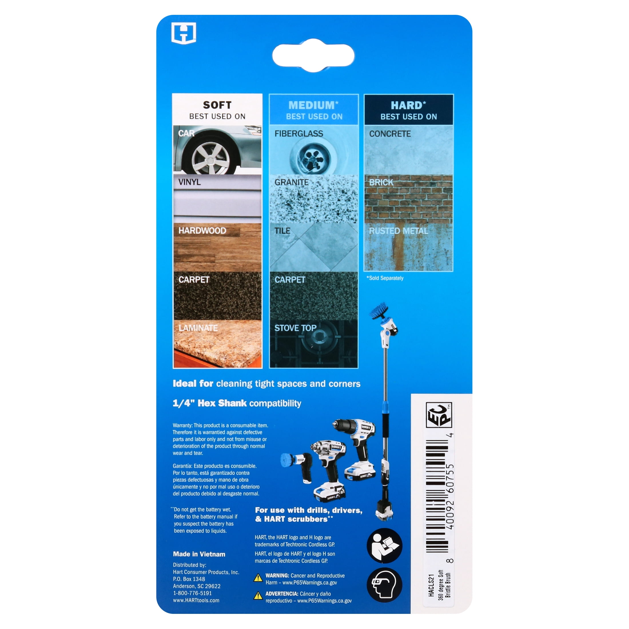 HART 360° Soft Bristle Brush