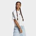 thumbnail image 4 of adidas Women's Future Icon Three Stripes T-Shirt, White, Small, 4 of 8
