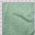thumbnail image 3 of oneOone Rayon Light Mint Green Fabric Texture & Triangle Geometric Fabric For Sewing Printed Craft Fabric By The Yard 56 Inch Wide, 3 of 5