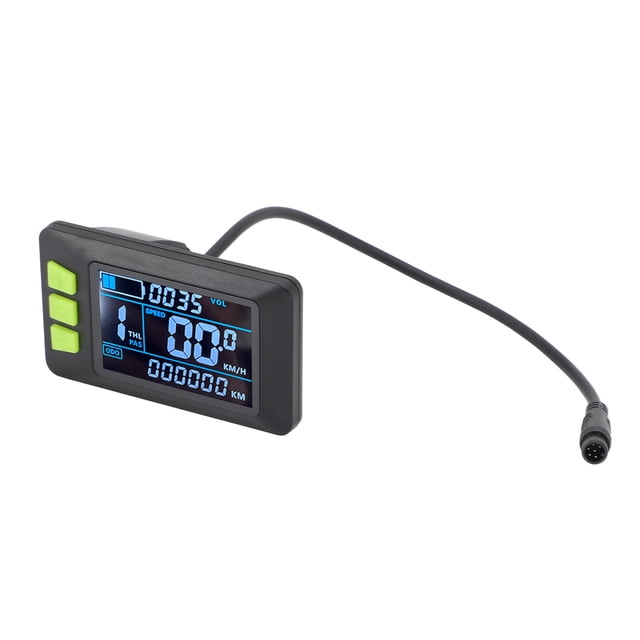 Meter Electric LCD Display Meter with USB Port 6 Pin Waterproofing Connector Color Screen Electric Scooter Control Panel for Bike Handlebars