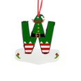 thumbnail image 2 of Home Decor Letter Christmas Tree Pendant A To Z (without H And V) Decorative Letter Christmas Tree Pendant Personalized DIY Christmas Decorations Hanging Christmas Letters For Christmas, 2 of 4