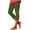 Green, variant on AKAFMK Women's Capris Knee Length Leggings High Waisted Stretch for Casual Summer Yoga Workout Exercise