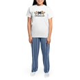 thumbnail image 4 of CafePress - Longhair Chihuahua Lover Women's Light Pajamas - Women's Short Sleeve Print T-Shirt and Pants Light Cotton Pajama Set, 4 of 7