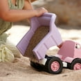 thumbnail image 2 of Green Toys: Dump Truck - Pink & Purple - Toy Construction Vehicle, Realistic Bed, Transportation, Push & Pull Play, Recycled Material, Kid-Toddler 2+, 2 of 9