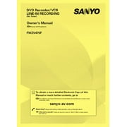 New Sanyo FWZV475F DVD Recorder/VCR Combo Player