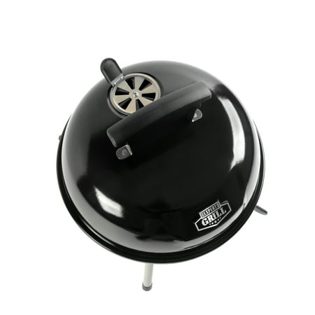 Expert Grill 14.5'' Steel Portable Charcoal Grill, Black