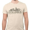 thumbnail image 2 of Skyline Columbus Ohio Shirt Unisex Small Natural, 2 of 5