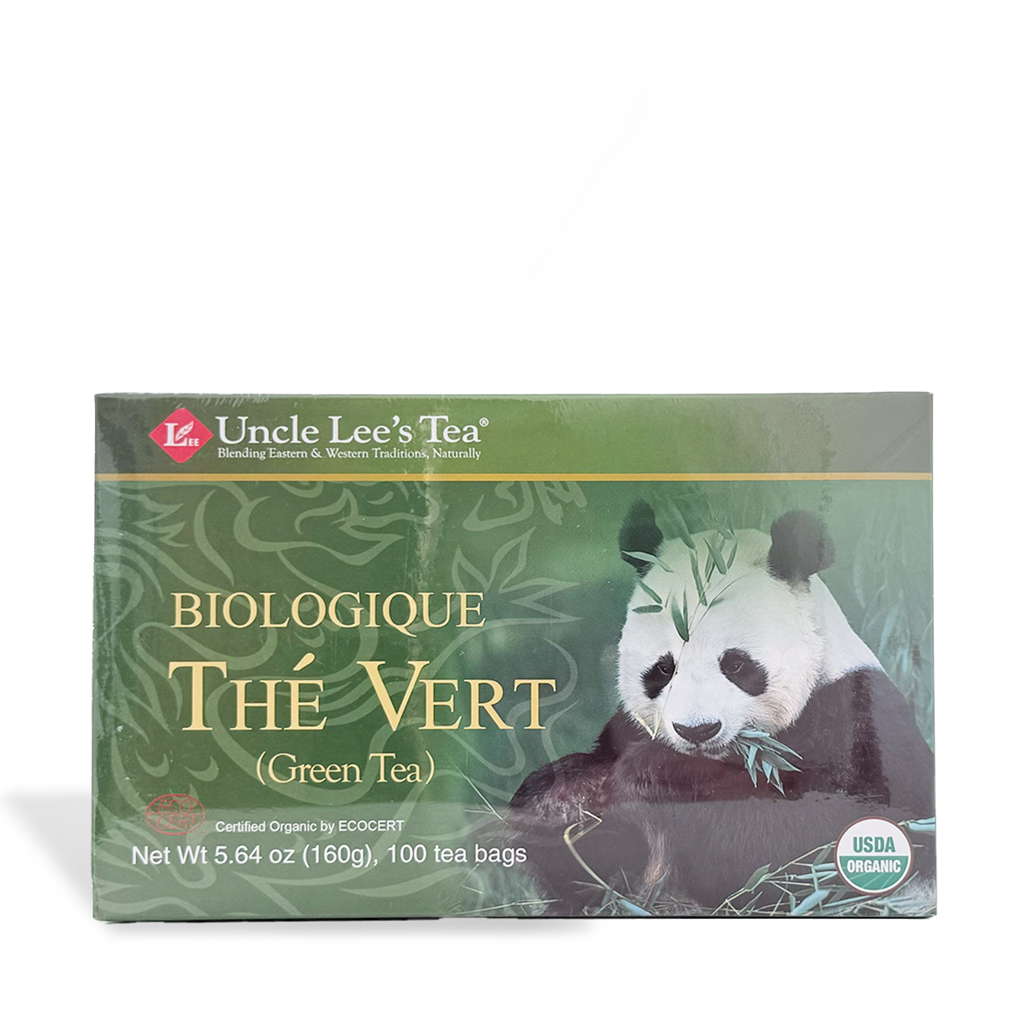 Uncle Lee's Organic Green Tea Bags - USDA Certified