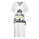 thumbnail image 3 of It "s My Birthday Shirt Happy Birthday vestido suelto con bolsillo para mujer vestido elegante de lujo, 3 of 6